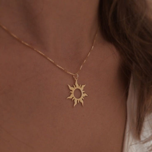 Sun necklace