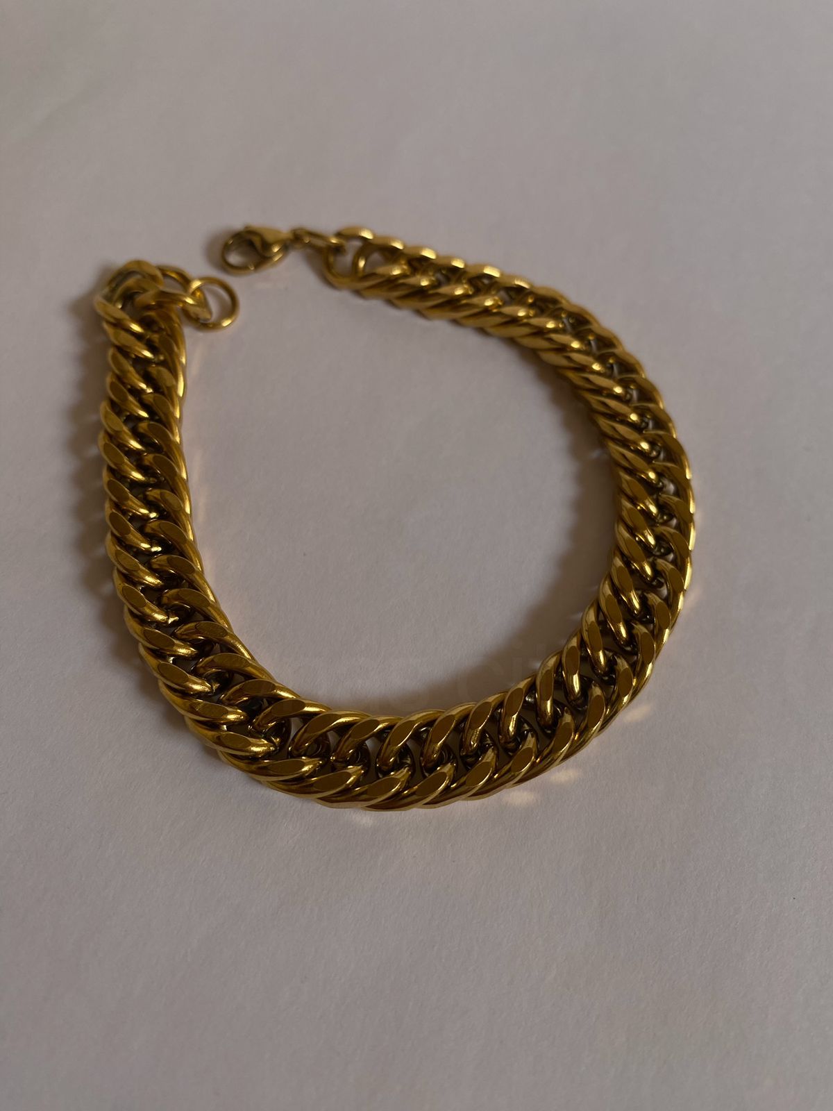 Wide Groumet bracelet