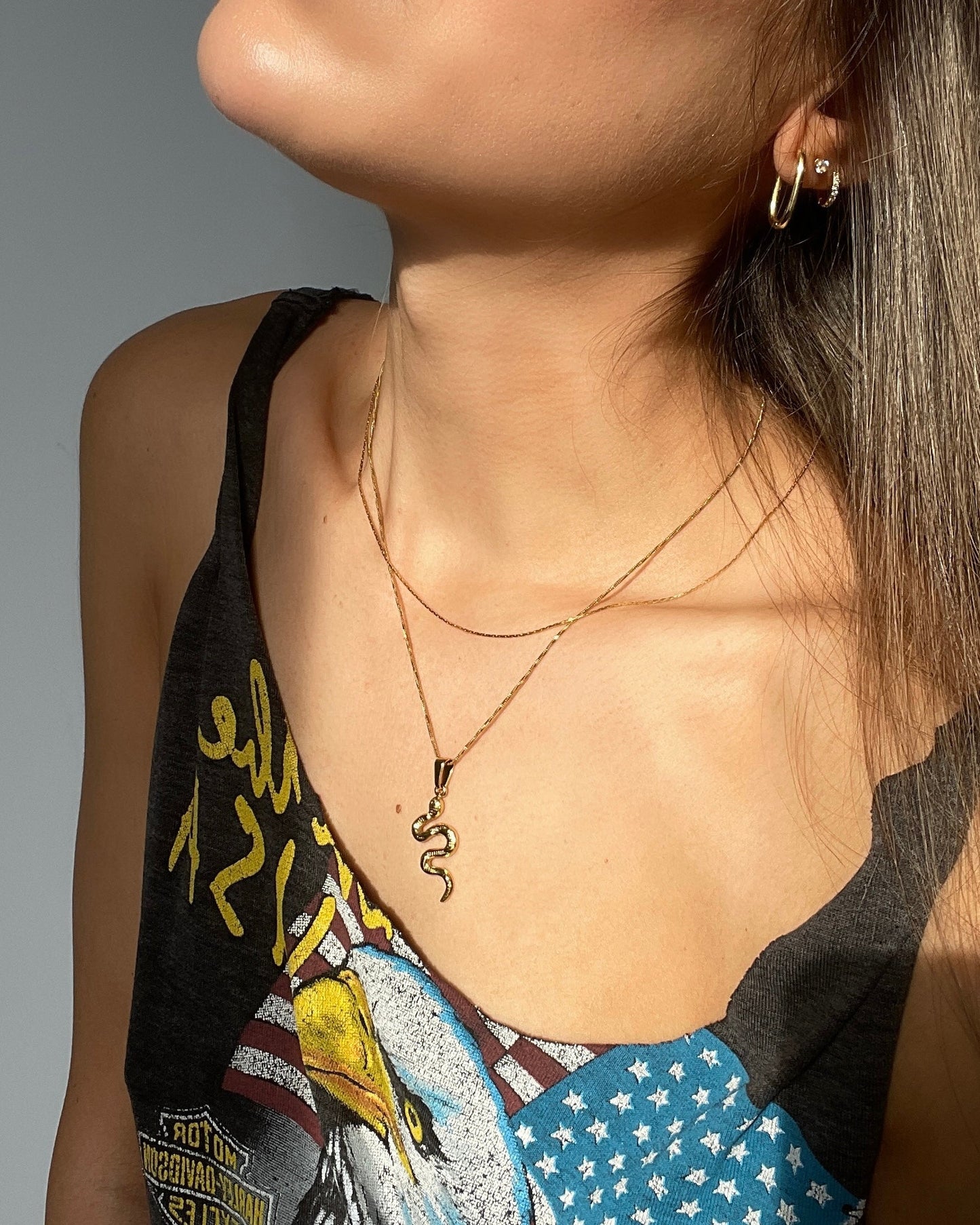 Diva snake necklace