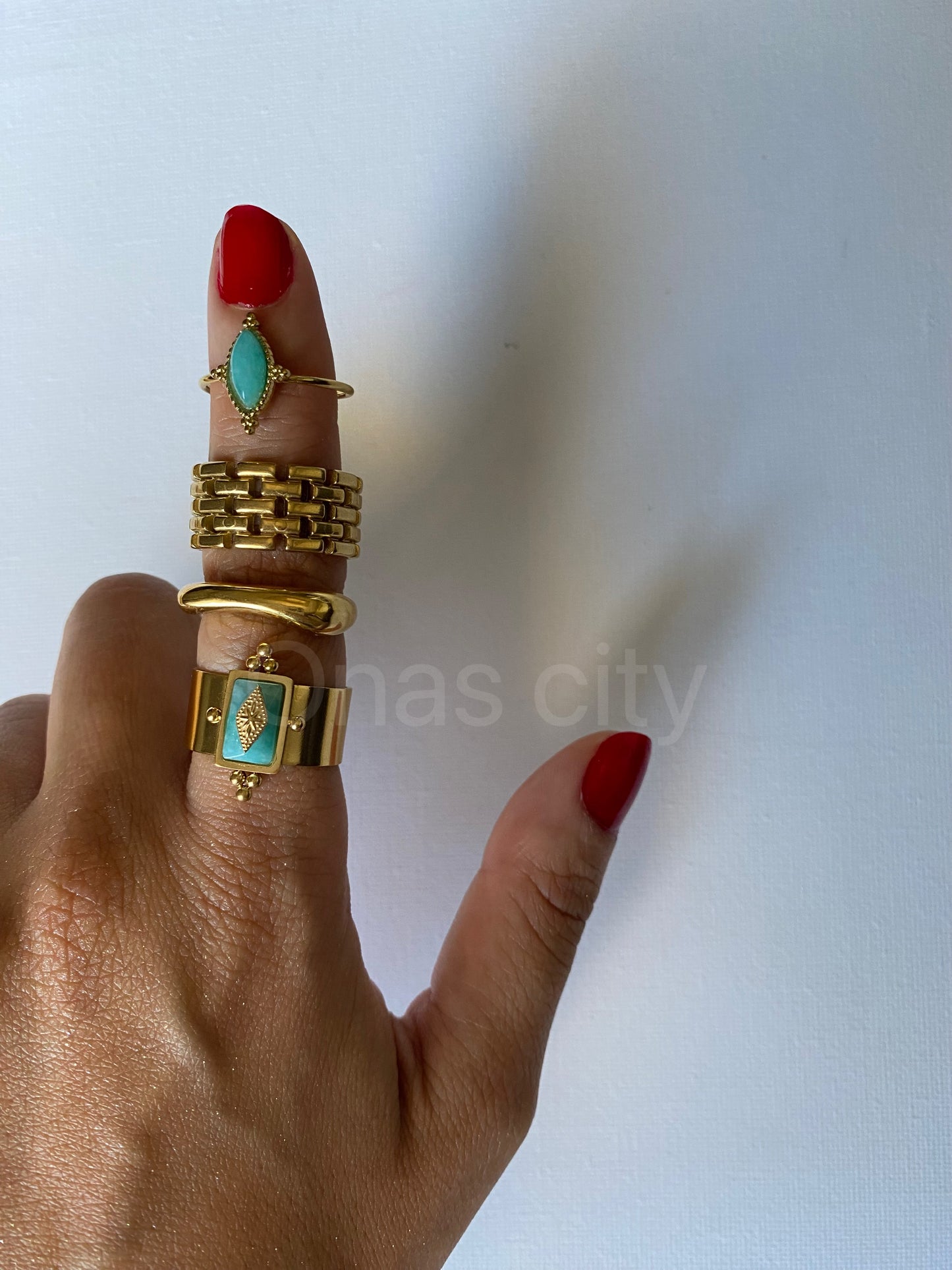 Anilo art ring ( free size )