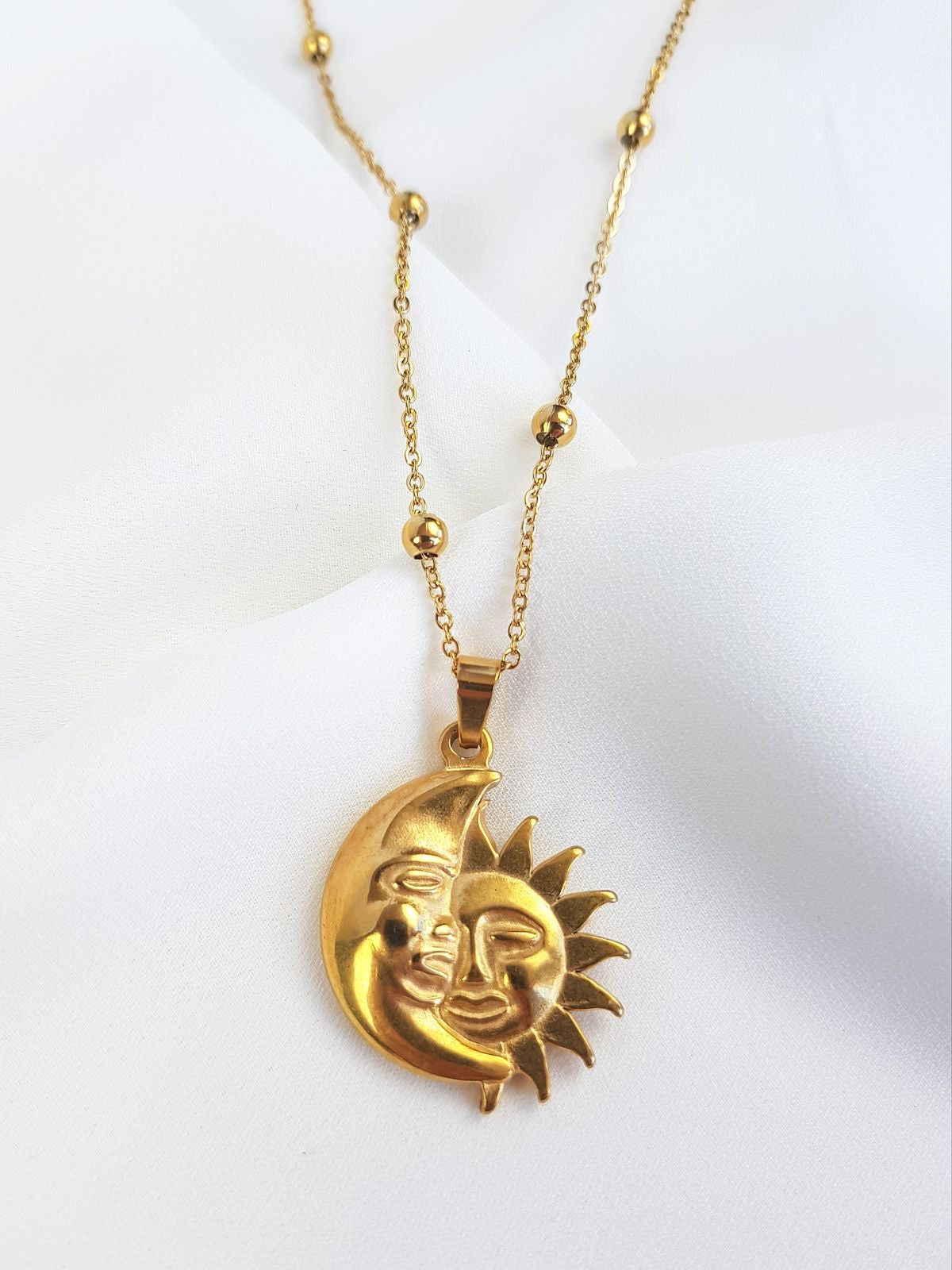 Moon&sun necklace