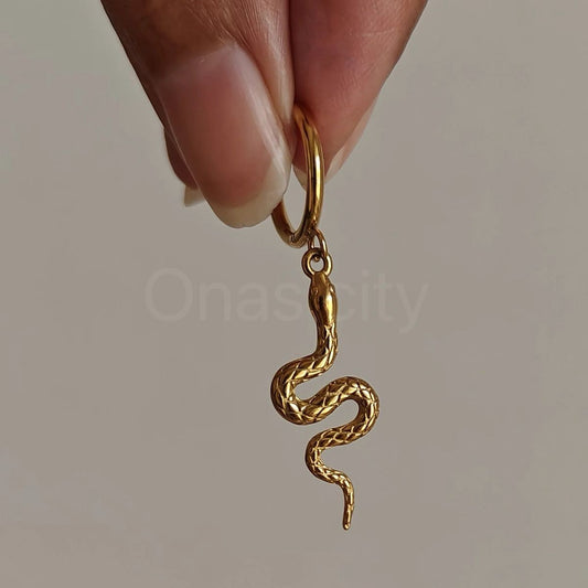 Snake earring